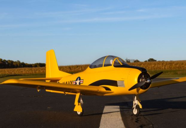 EFL013550 T-28 TROJAN 2,0m Carbon-Z Gelb BNF